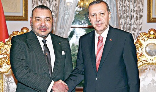 الملك محمد السادس يوجه دعوة لأردوغان لزيارة المغرب