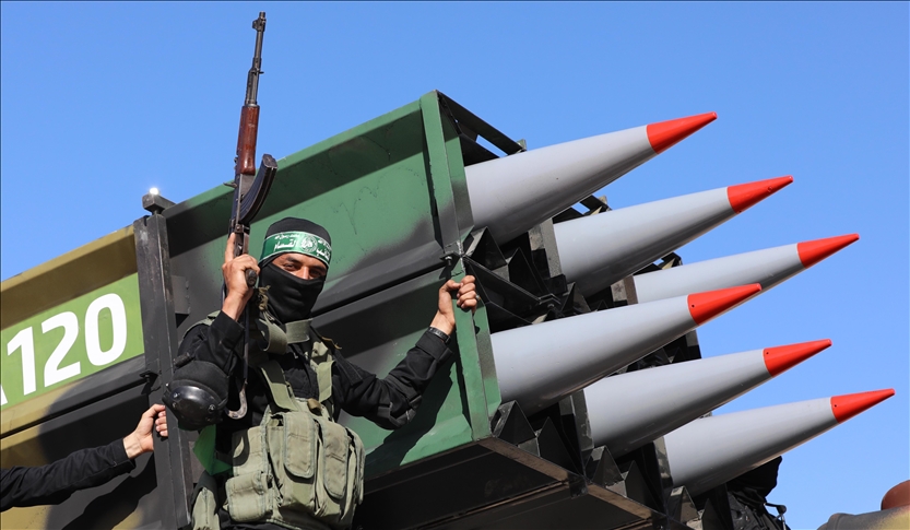 غزة.. عرض عسكري لـ "القسام" احتفالًا بـ"الانتصار" على إسرائيل