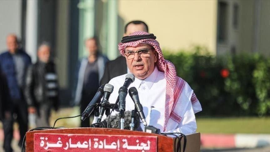 العمادي: جهود قطرية لضمان تثبيت وقف إطلاق النار بغزة