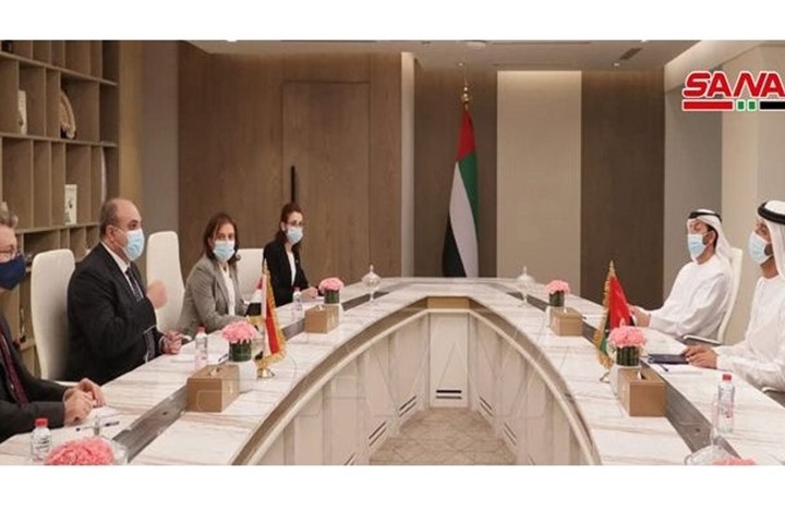 مباحثات إماراتية سورية رسمية في دبي لتفعيل التبادل التجاري