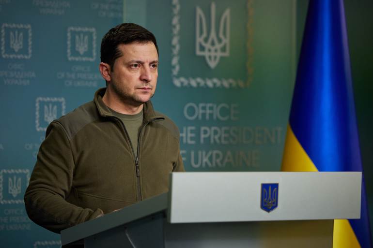 Ukraine’s President Volodymyr Zelenskyy
