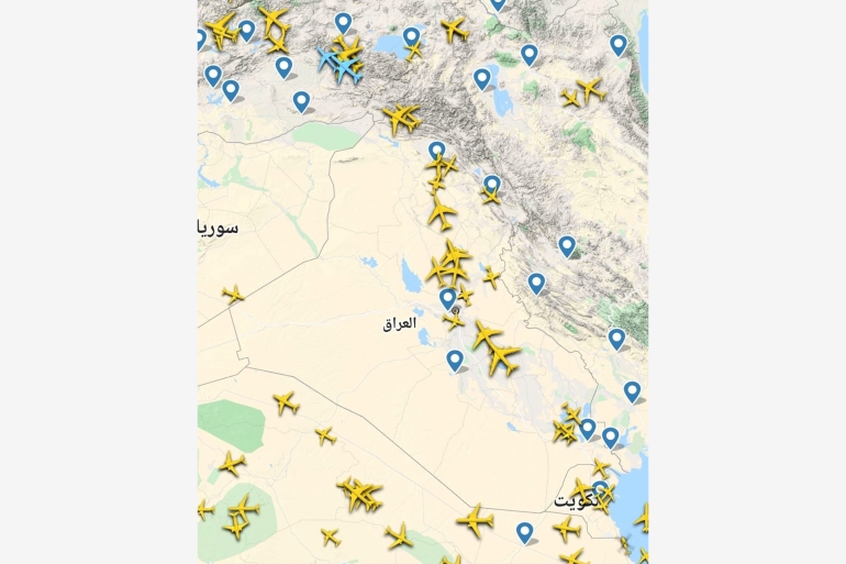 *** للاستخدام الداخلي فقط *** - الملاحة الجوية: شركات الطيران العالمية المرموقة تعاود المرور في الأجواء العراقية - المصدر: وكالة الأنباء العراقية