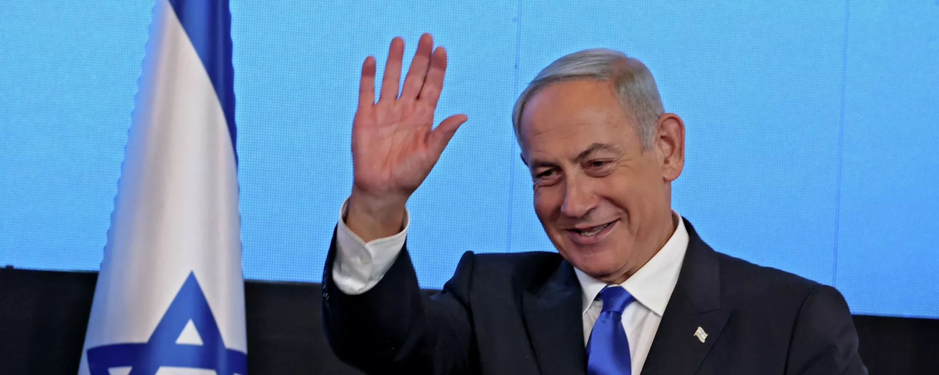 زعيم المعارضة الإسرائيلية بنيامين نتنياهو بعد فوزه في الانتخابات العامة في إسرائيل، نوفمبر/ تشرين الثاني 2022. - سبوتنيك عربي, 1920, 11.01.2023