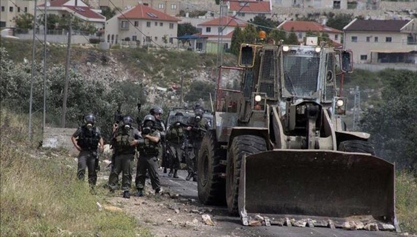 الجيش الإسرائيلي يعتزم تجريف أراض زراعية فلسطينية بالضفة